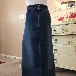 Just Blue Jean long Skirt.